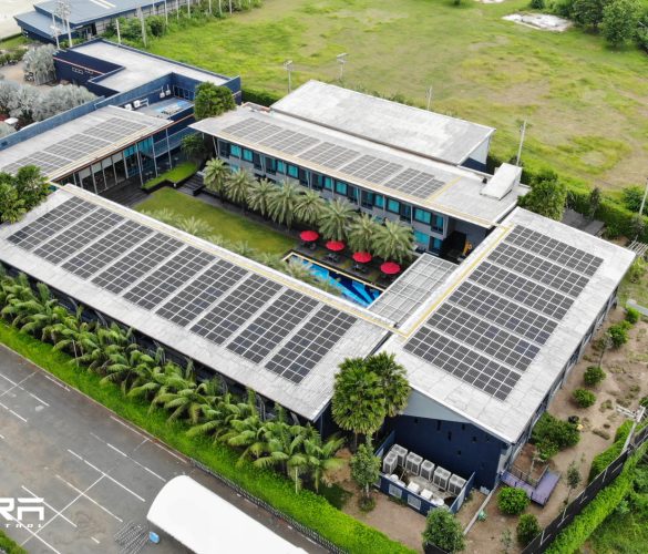 งานติดตั้ง Solar โรงแรมอมารี บุรีรัมย์ ยูไนเต็ด จ.บุรีรัมย์