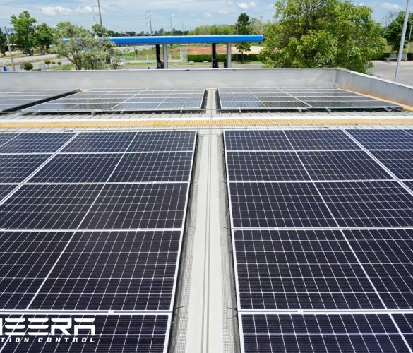 งานติดตั้ง Solar ปตท.ธรรมรัตน์ สาขาหนองปลิง จ.กำแพงเพชร