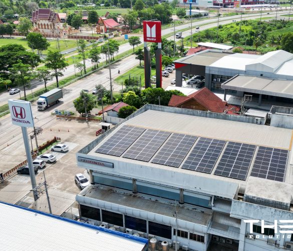 งานติดตั้งระบบ Solar บริษัท ฮอนด้า ออโต้โมบิล จำกัด จ.กำแพงเพชร