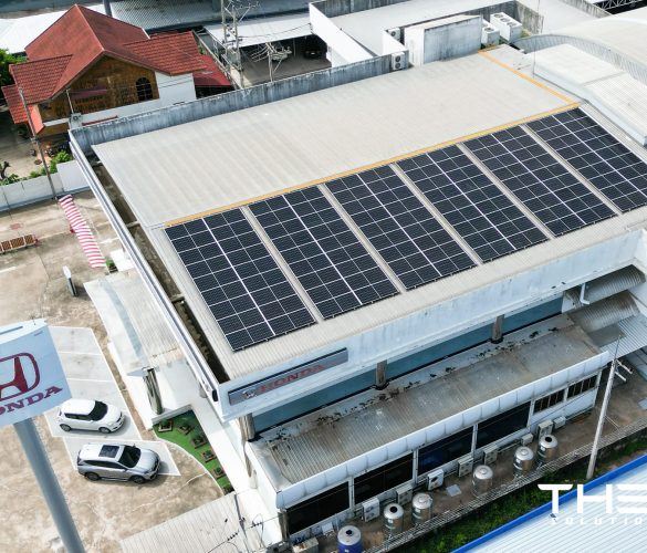 งานติดตั้งระบบ Solar บริษัท ฮอนด้า ออโต้โมบิล จำกัด จ.กำแพงเพชร