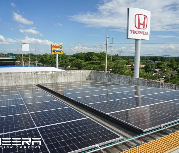 งานติดตั้งระบบ Solar บริษัท ฮอนด้า ออโต้โมบิล จำกัด จ.กำแพงเพชร