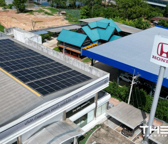 งานติดตั้งระบบ Solar บริษัท ฮอนด้า ออโต้โมบิล จำกัด จ.กำแพงเพชร