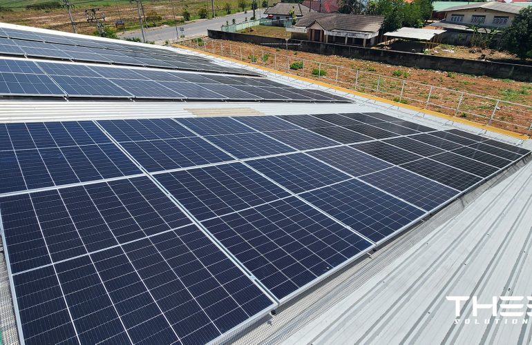 งานติดตั้งระบบ Solar อู่หน่อยการช่าง จ.กำแพงเพชร