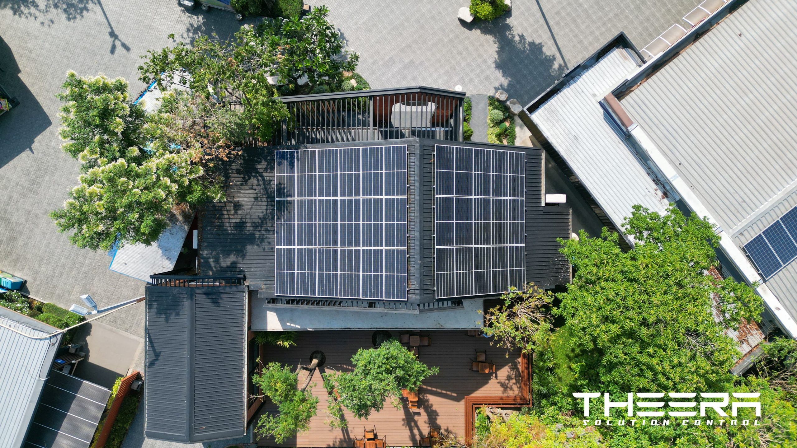 งานติดตั้งระบบ Solar cafe amazon จ.กำแพงเพชร