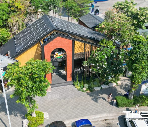 งานติดตั้งระบบ Solar cafe amazon จ.กำแพงเพชร