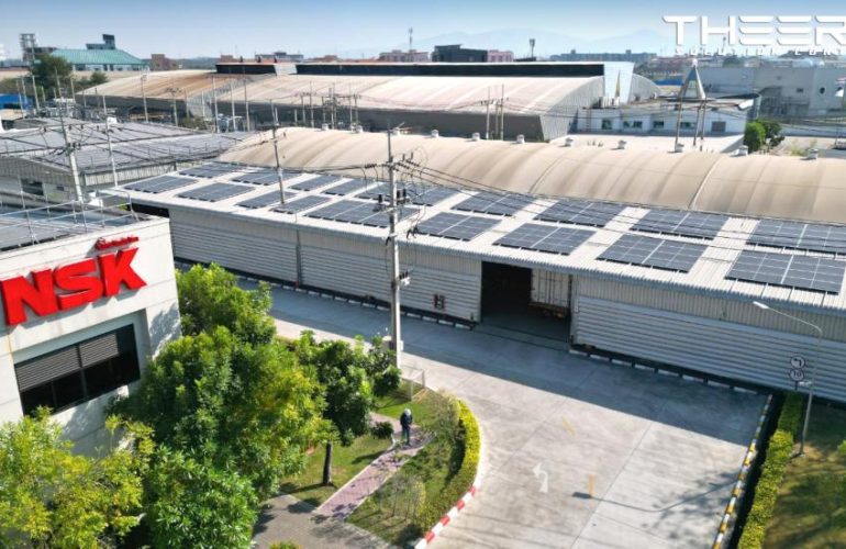 NSK Bearing วางใจ ธีระ โซลูชั่นฯ ติดตั้งโซลาร์เซลล์เฟส 3 อมตะ ชลบุรี