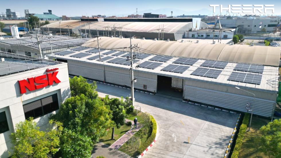 NSK Bearing วางใจ ธีระ โซลูชั่นฯ ติดตั้งโซลาร์เซลล์เฟส 3 อมตะ ชลบุรี